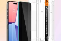 iPhone 15 series Tempered-Glass Privacy Screen Protector Set